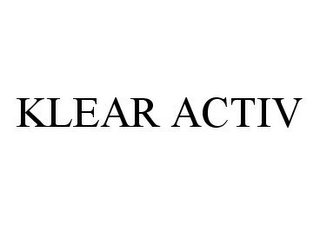 KLEAR ACTIV