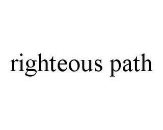 RIGHTEOUS PATH