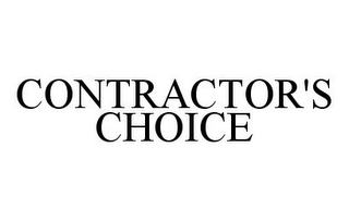 CONTRACTOR'S CHOICE