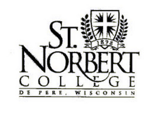 ST. NORBERT COLLEGE DE PERE, WISCONSIN 1898