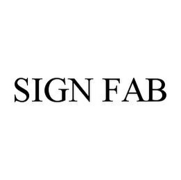 SIGN FAB