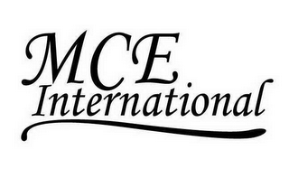 MCE INTERNATIONAL