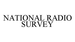 NATIONAL RADIO SURVEY