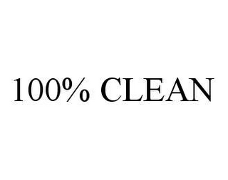 100% CLEAN