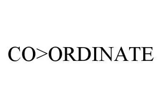 CO>ORDINATE