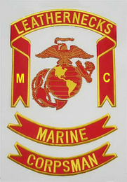 LEATHERNECKS M C MARINE CORPSMAN