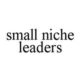 SMALL NICHE LEADERS