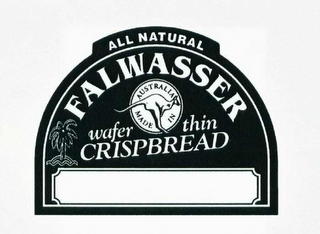 ALL NATURAL FALWASSER WATER THIN CRISPBREAD MADE IN AUSTRALIA