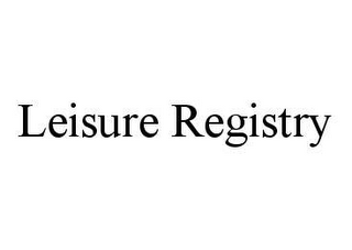 LEISURE REGISTRY