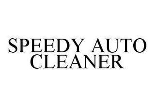 SPEEDY AUTO CLEANER