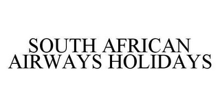 SOUTH AFRICAN AIRWAYS HOLIDAYS