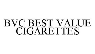 BVC BEST VALUE CIGARETTES