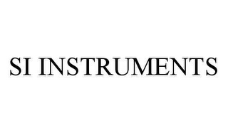 SI INSTRUMENTS