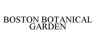 BOSTON BOTANICAL GARDEN