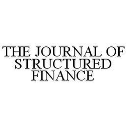 THE JOURNAL OF STRUCTURED FINANCE