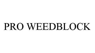 PRO WEEDBLOCK