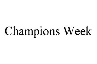 CHAMPIONS WEEK