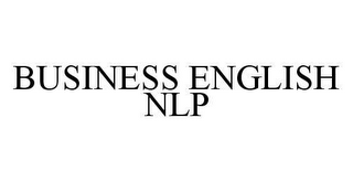 BUSINESS ENGLISH NLP