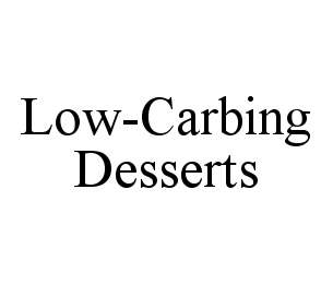 LOW-CARBING DESSERTS