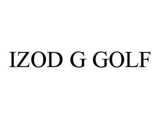 IZOD G GOLF