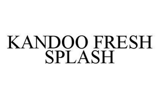 KANDOO FRESH SPLASH