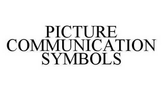 PICTURE COMMUNICATION SYMBOLS