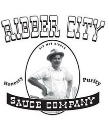 RIBBER CITY SAUCE COMPANY OLD MAN RIBBER HONESTY PURITY