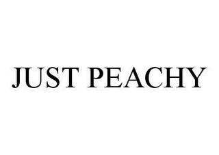 JUST PEACHY