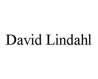 DAVID LINDAHL