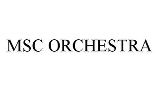 MSC ORCHESTRA