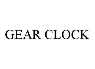 GEAR CLOCK