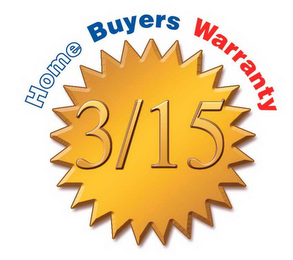 3/15 HOME BUYERS WARRANTY