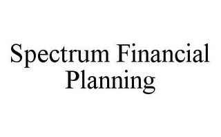 SPECTRUM FINANCIAL PLANNING