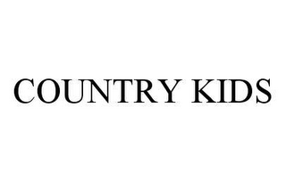 COUNTRY KIDS