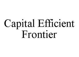 CAPITAL EFFICIENT FRONTIER