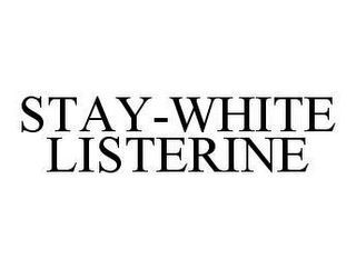 STAY-WHITE LISTERINE