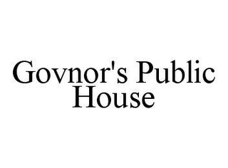 GOVNOR'S PUBLIC HOUSE