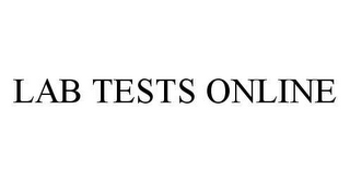 LAB TESTS ONLINE