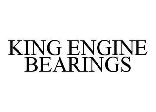 KING ENGINE BEARINGS