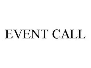 EVENT CALL