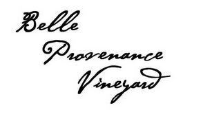 BELLE PROVENANCE VINEYARD