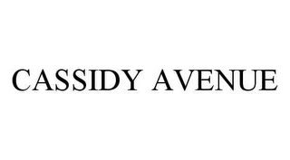 CASSIDY AVENUE