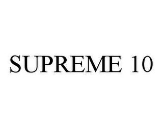 SUPREME 10