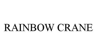 RAINBOW CRANE