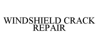 WINDSHIELD CRACK REPAIR