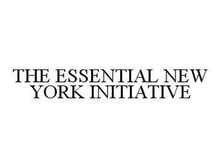 THE ESSENTIAL NEW YORK INITIATIVE