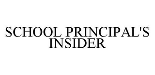 SCHOOL PRINCIPAL'S INSIDER