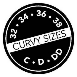 32 34 36 38 CURVY SIZES C D DD