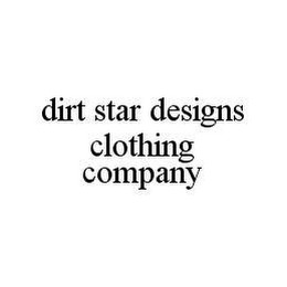 DIRT STAR DESIGNS CLOTHING COMPANY