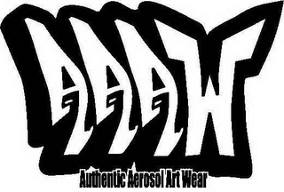 AAAW AUTHENTIC AEROSOL ART WEAR